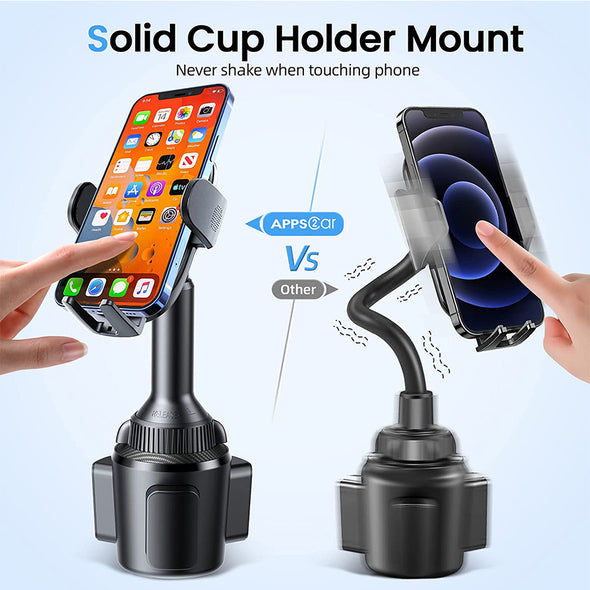 15W Smart Wireless Charger Cup Holder Mount