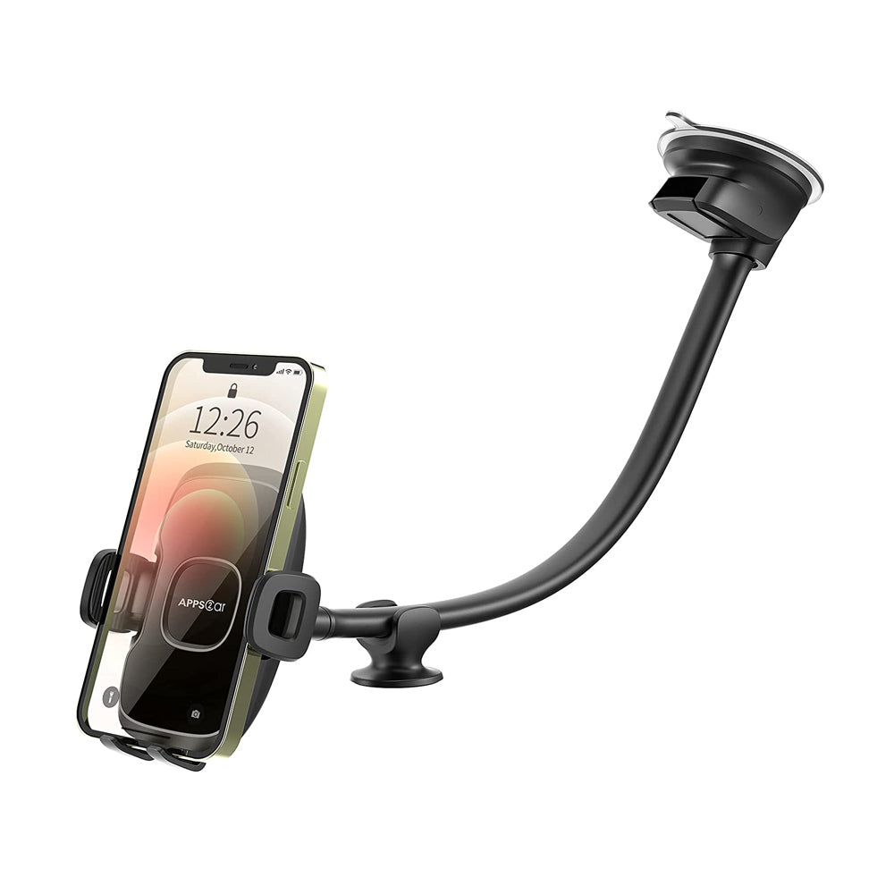 APPS2Car Gooseneck Suction Cup Phone Holder Windshield Phone Mount