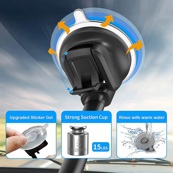 Gooseneck Phone Holder Windshield Suction Cup