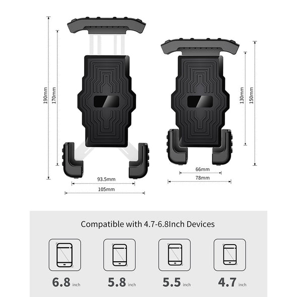 Adjustable Motorcycle & Bike Phone Holder