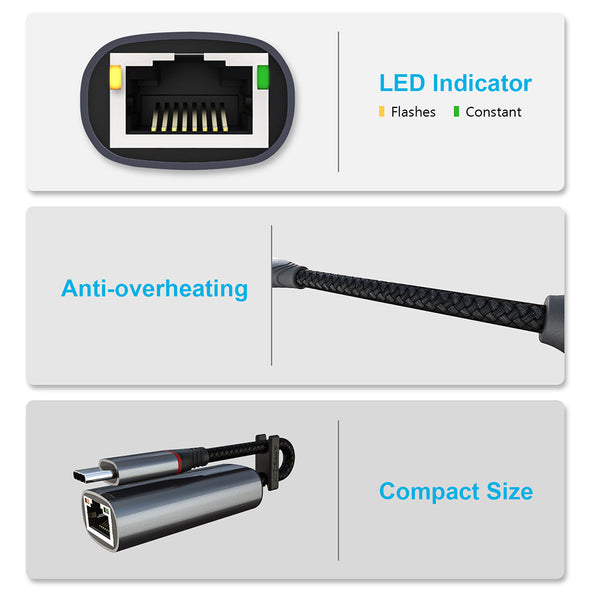 USB-C To Gigabit Ethernet Adapter