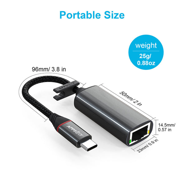 USB-C To Gigabit Ethernet Adapter