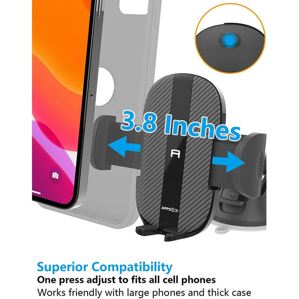 Windshield & Dashboard Phone Holder For Car