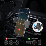 Wireless Car Phone Charger Vent Cradle Mount APPS2Car Mount