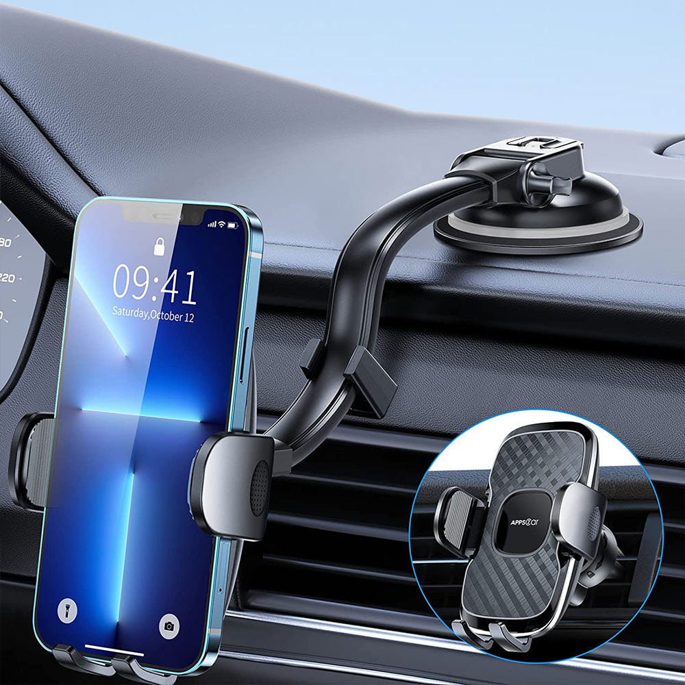 APPS2Car Magnetic Car Mount Suction Cup Phone Holder with Vent Clip –  APPS2Car Mount