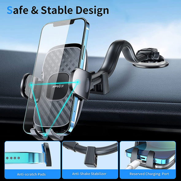 10-Inch Gooseneck Universal Car Phone Holder