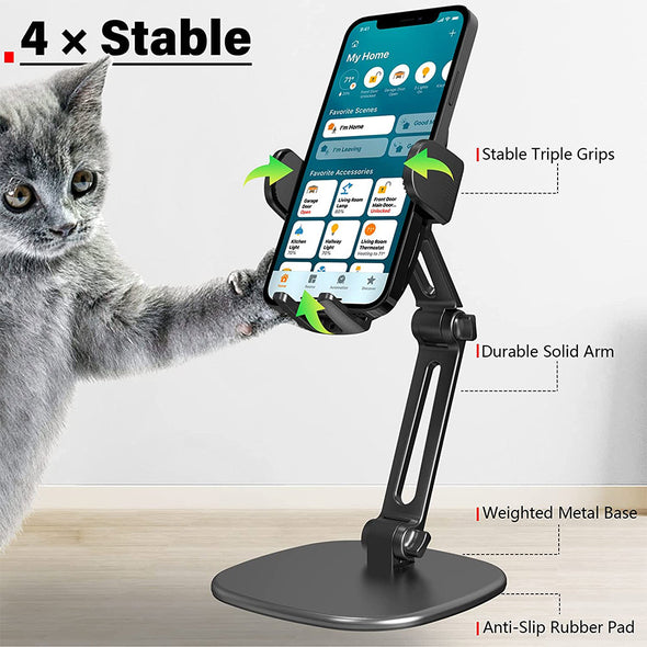 Adjustable Height Desk Phone Stand