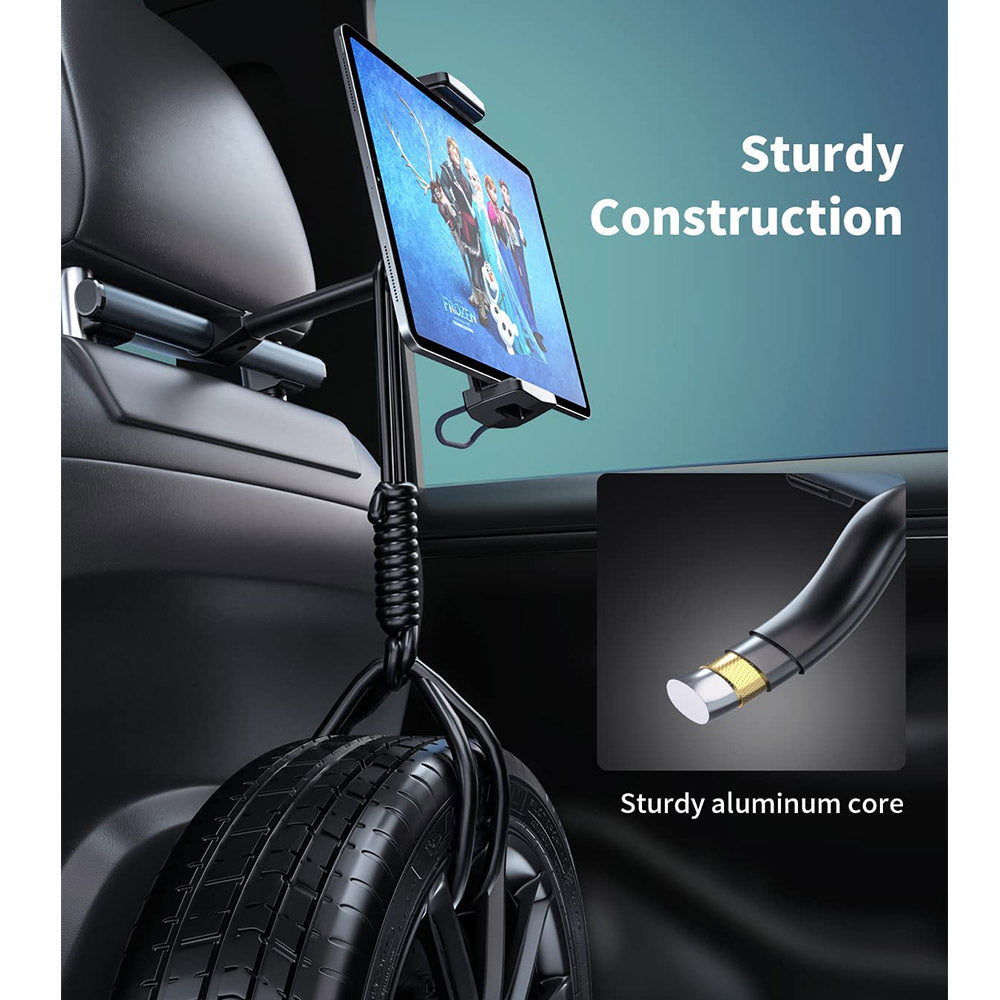 Mount-it! Premium Car Headrest Tablet Holder with Adjustable Arm