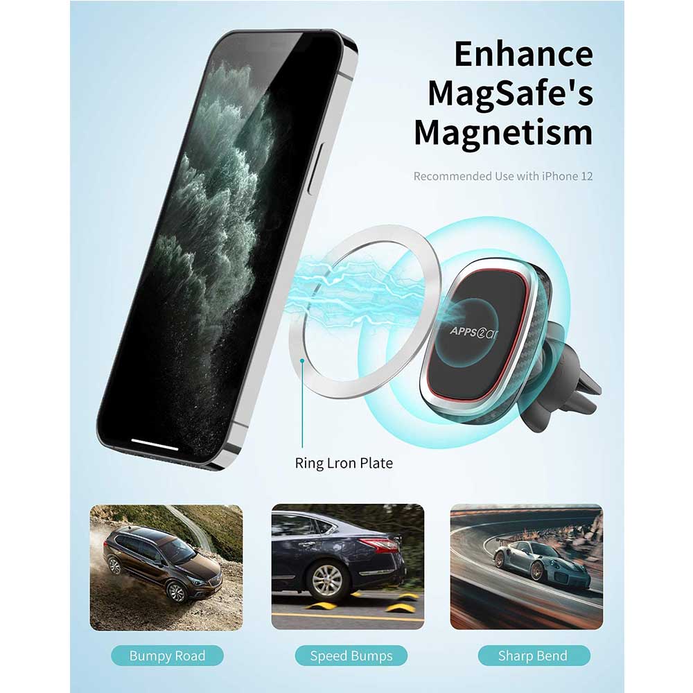 Strong Magnetic Car Vent Phone Mount APPS2Car Mount
