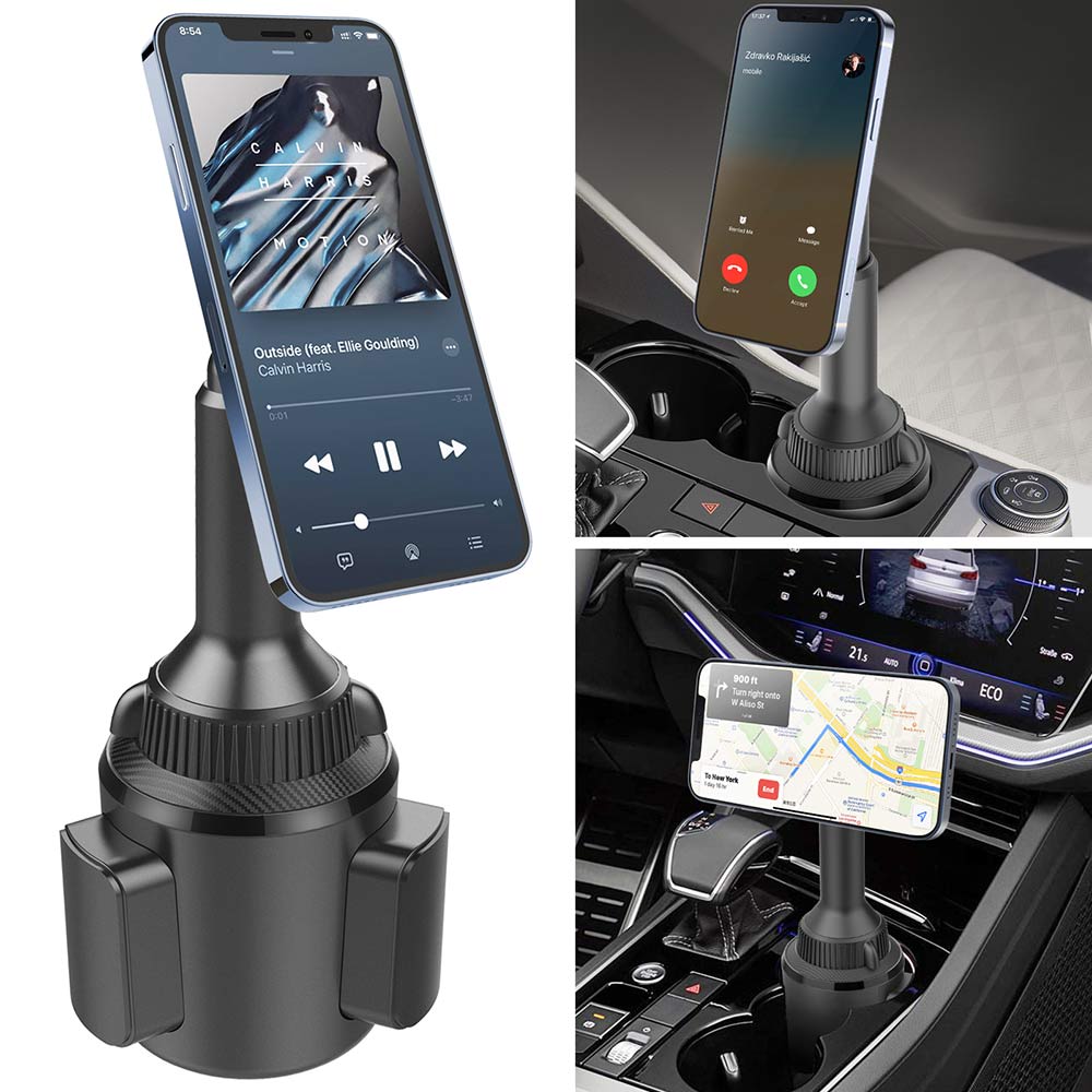 APPS2Car Universal Cup Phone Holder Magnetic Car Mount for Car