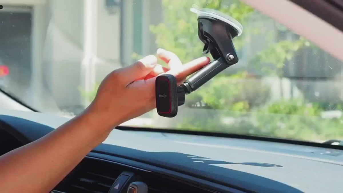 magnetic suction cup car phone mount