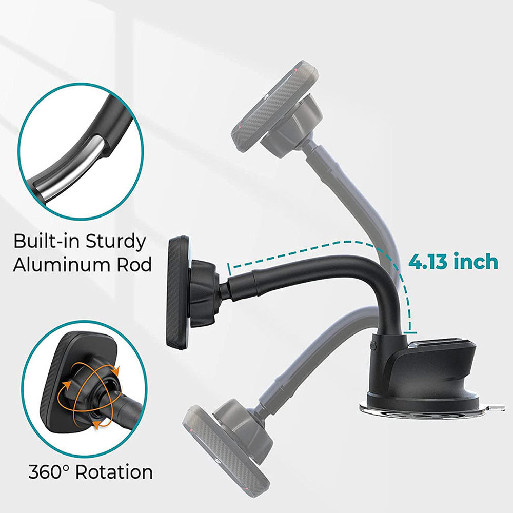 Ultimate Flexible Arm Magnetic Dash Mount APPS2Car Mount