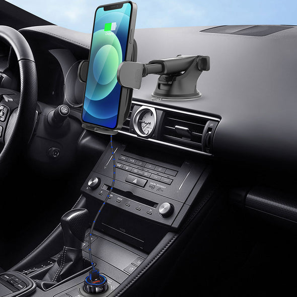 Fast Wireless Car Charger Dash Mount