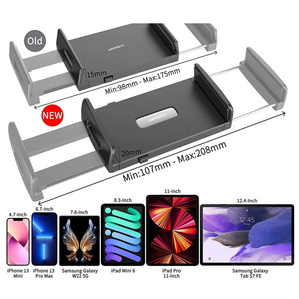 13'' Arm Suction Cup iPad Car Mount APPS2Car Mount