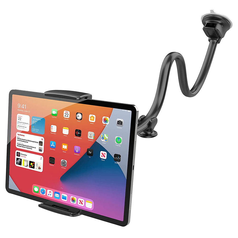 Car Tablet Holder, Tablet Dash Mount iPad Stand Holder for Car Windshield  Dashboard Universal Tablet Car Mount with Suction Cup Compatible for  Samsung