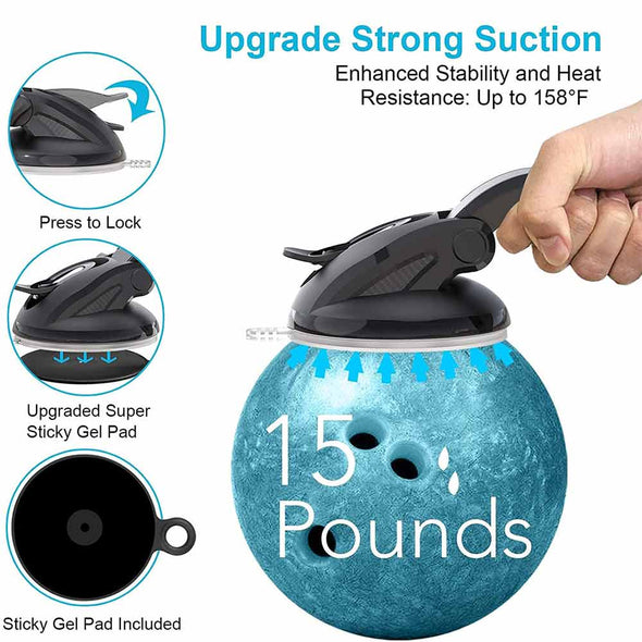 Upgraded Cradle Phone Holder Suction Cup
