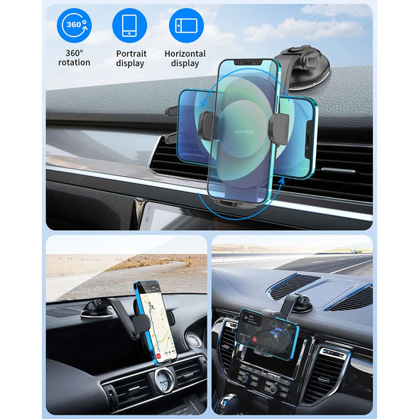 Upgraded Cradle Phone Holder Suction Cup