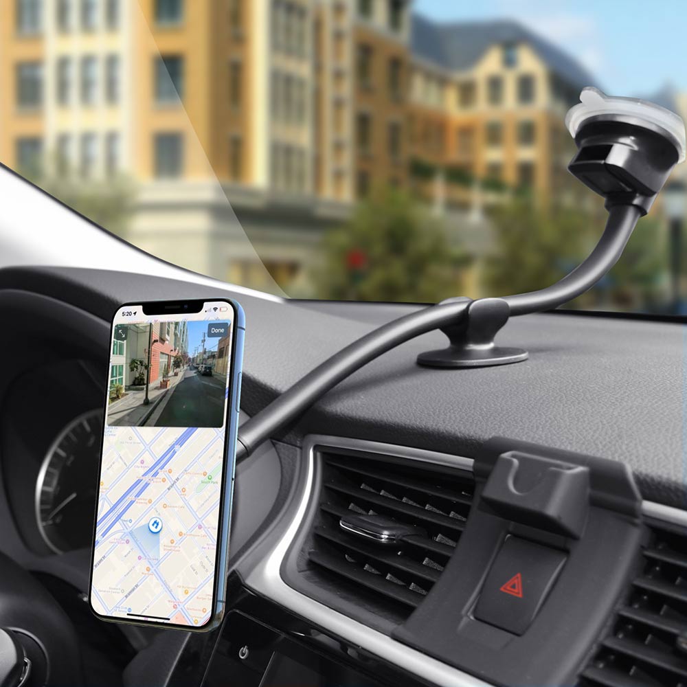 Magnetic Car Truck Phone Mount with 13-Inch Gooseneck Extension
