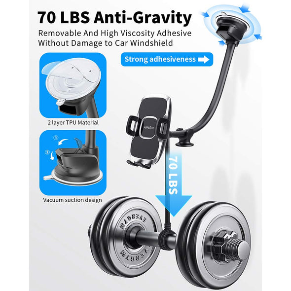 13'' Gooseneck Phone Holder for Truck