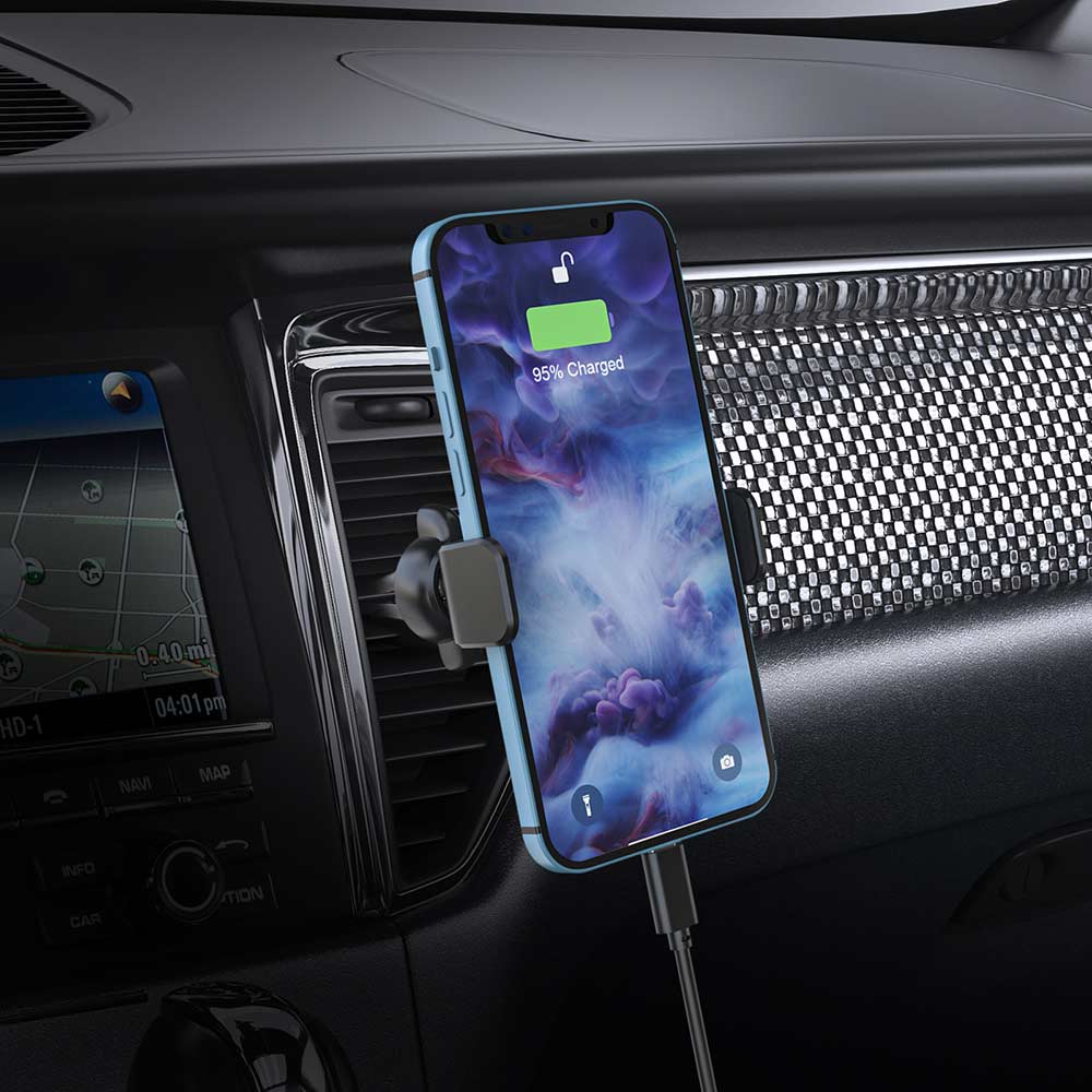 Baseus 2-in-1 iPhone 12 Magnetic Car Holder - Air Vent