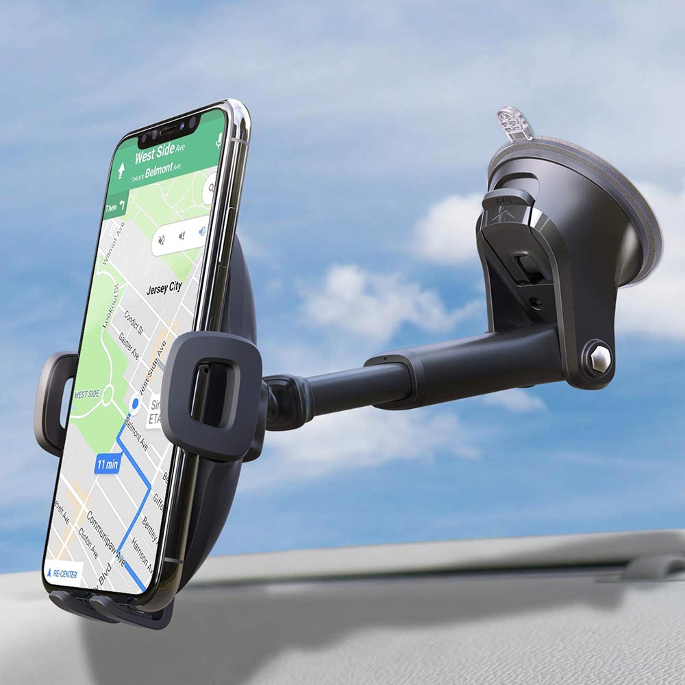 Saugnapf-Halterung für Mobiltelefone im Auto