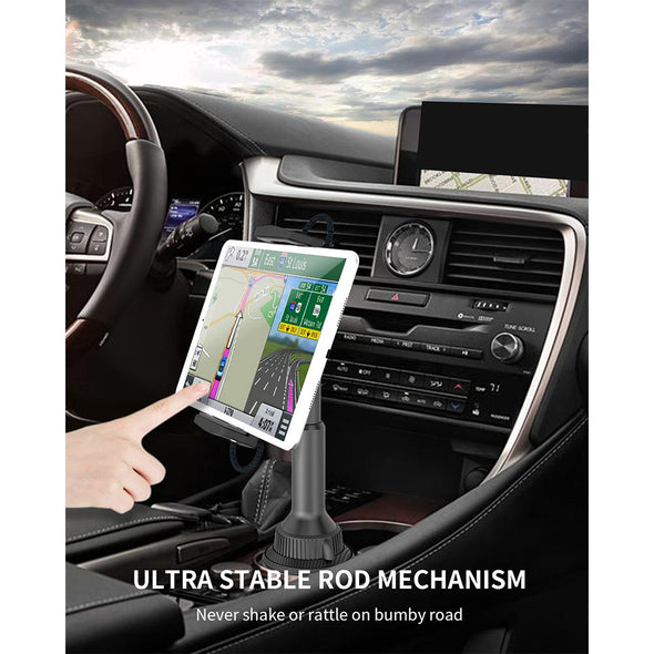 Cup Holder Tablet & iPad Mount For 4.3” - 12.9” Tablets