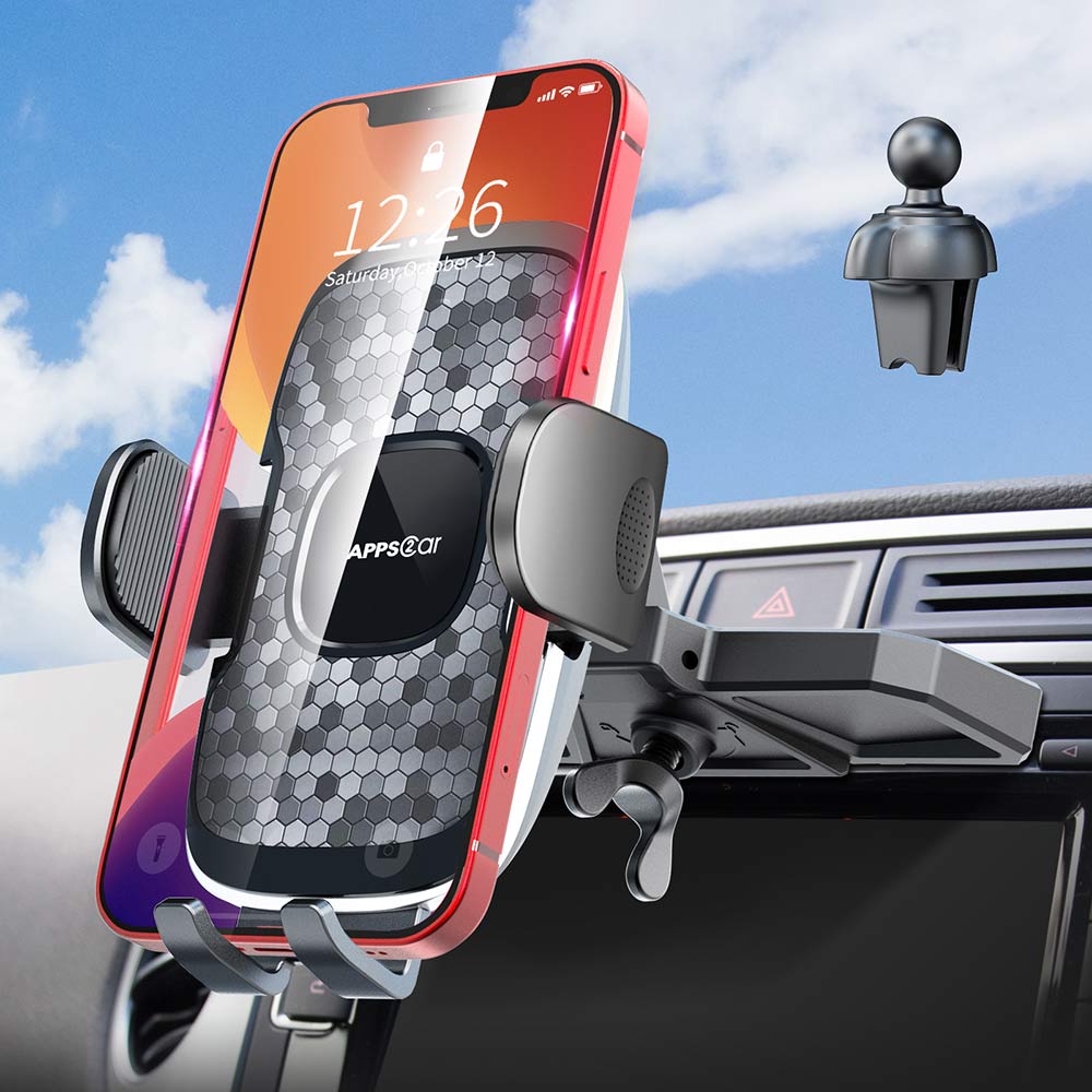 Sturdy Phone Holder CD Slot & Car Vent Mount APPS2Car Mount