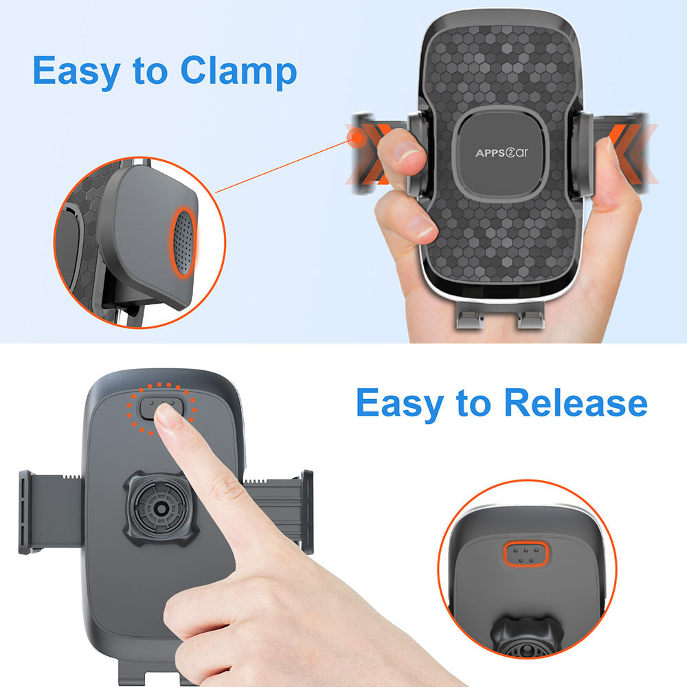 Sturdy Phone Holder CD Slot & Car Vent Mount APPS2Car Mount