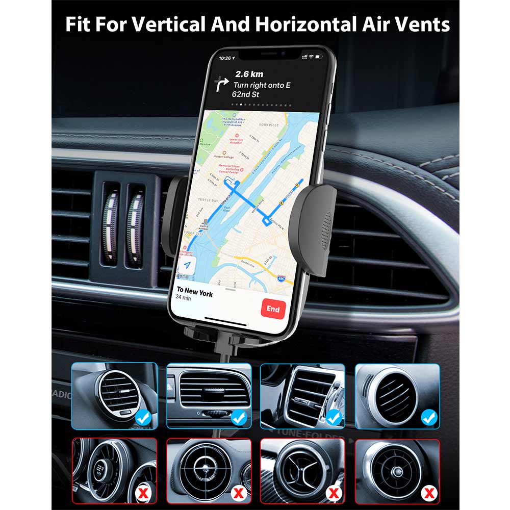 APPS2Car Air Vent Phone Holder Stable Adjustable Cradle Car Mount –  APPS2Car Mount